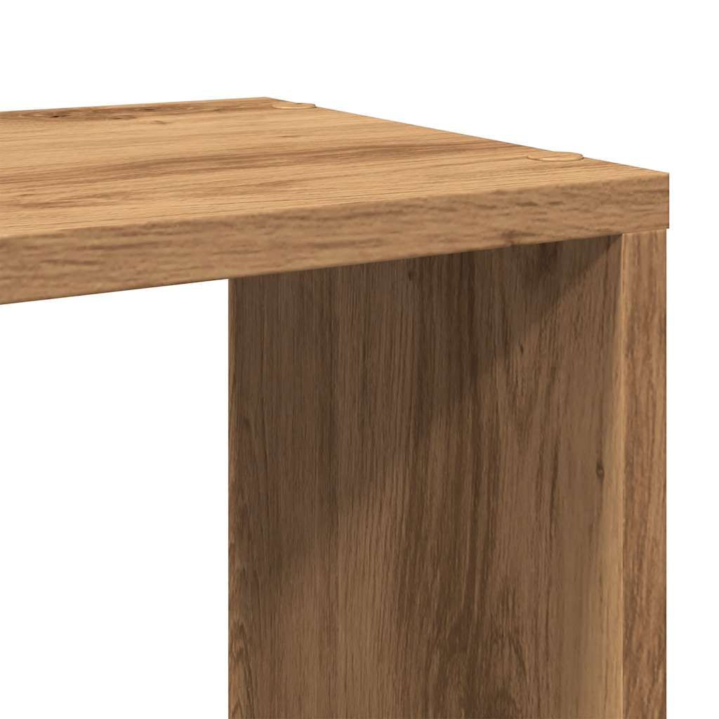 vidaXL Ντουλάπι τηλεόρασης Artisan Oak 80x24x32cm Κατασκευασμένο ξύλο
