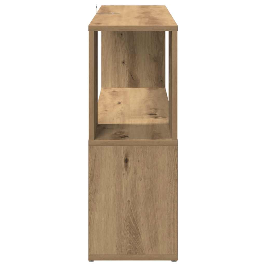 vidaXL Βιβλιοθήκη Αρτισιανή Δρυς 100x24x63 εκ. Επεξεργ. Ξύλο