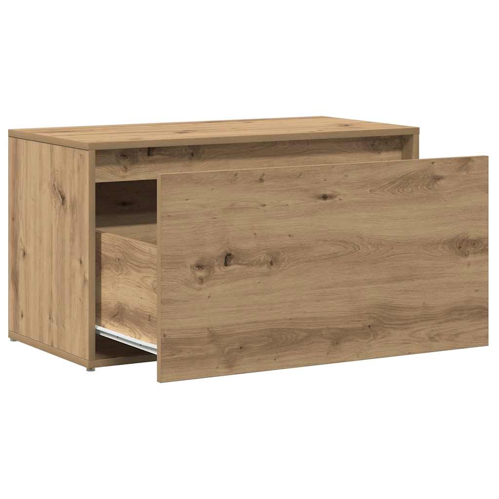 vidaXL Έπιπλο Χολ / Εισόδου τεχνίτης Δρυς 80 x 40 x 45 εκ. Μοριοσανίδα