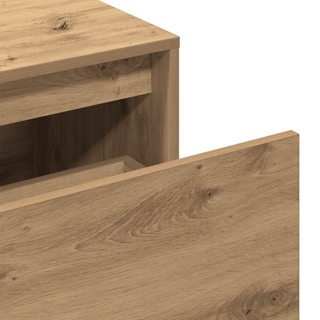 vidaXL Έπιπλο Χολ / Εισόδου τεχνίτης Δρυς 80 x 40 x 45 εκ. Μοριοσανίδα