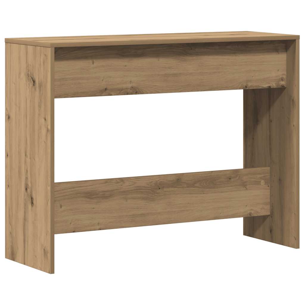 vidaXL Τραπέζι Κονσόλα Αρτισιανή Δρυς 100x35x76,5εκ Επεξεργασμένο Ξύλο