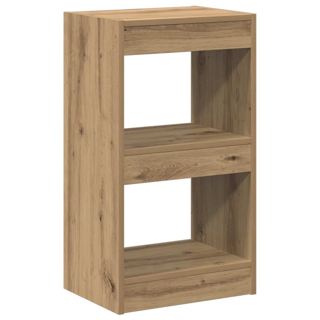 vidaXL Ντουλάπι βιβλίων/διαχωριστικό δωματίου Artisan Oak 40x30x72 cm