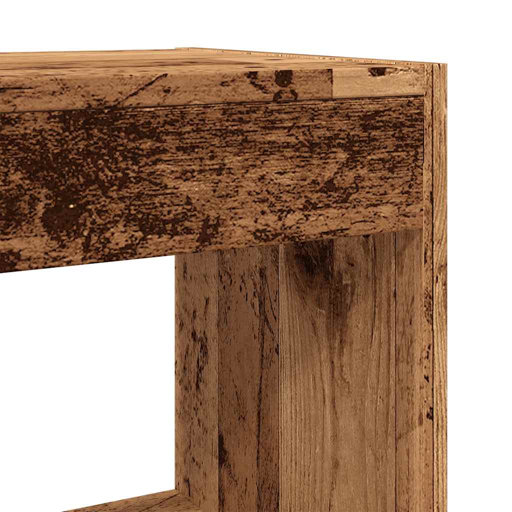 vidaXL Ντουλάπι βιβλίων/διαχωριστικό δωματίου Παλιό ξύλο 80x30x72 cm