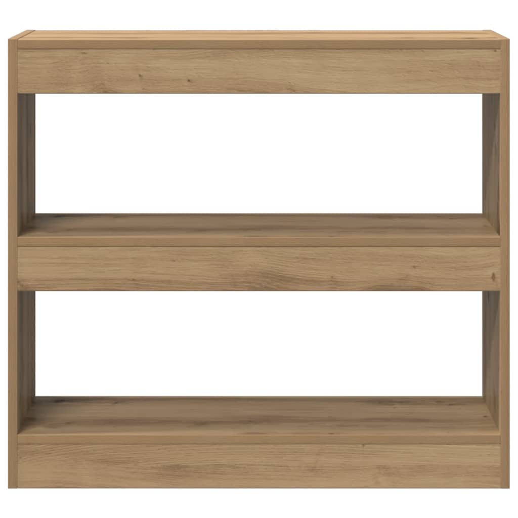 vidaXL Ντουλάπι βιβλίων/διαχωριστικό δωματίου Artisan Oak 80x30x72 cm