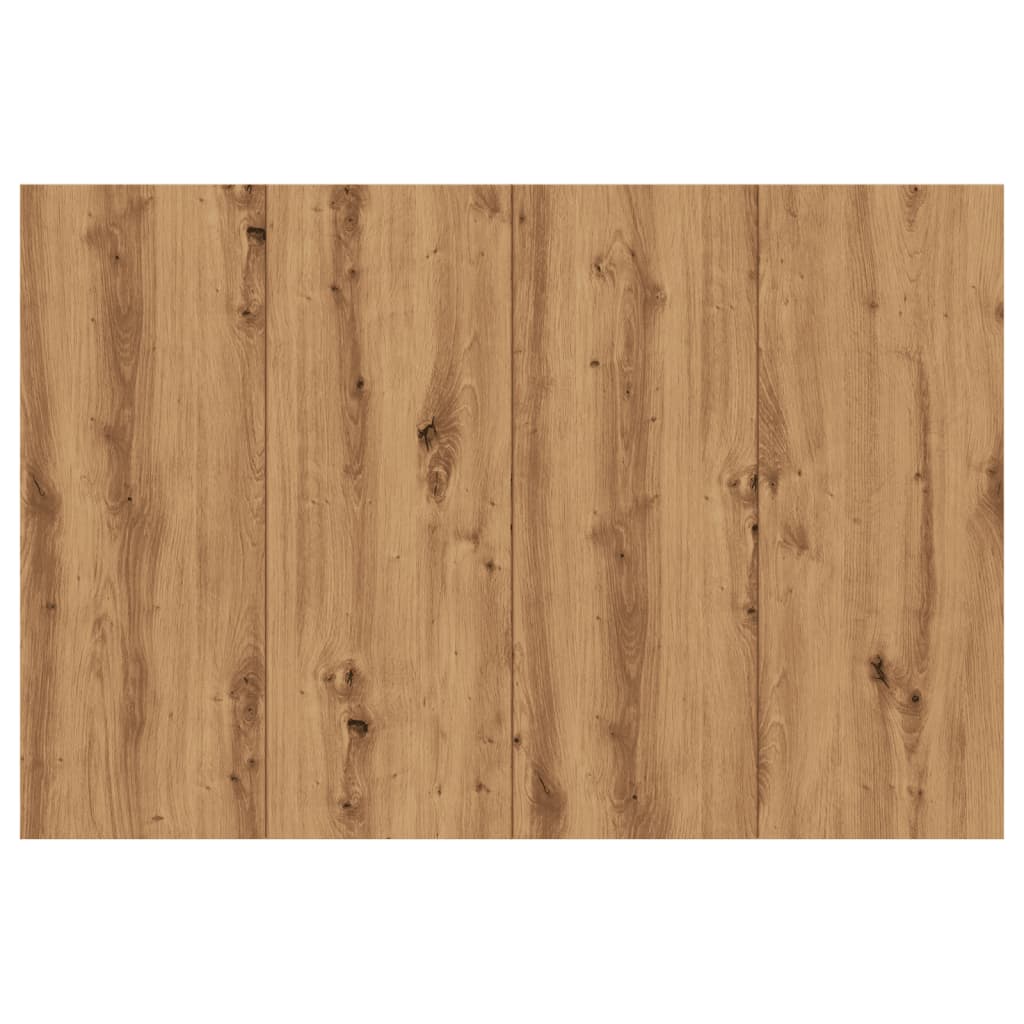 vidaXL Κεφαλάρι κρεβατιού Δρυς τεχνίτης 120x1,5x80 cm