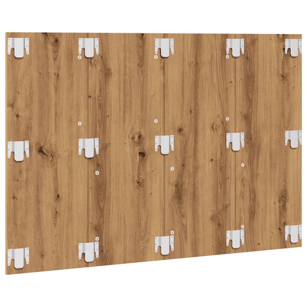 vidaXL Κεφαλάρι κρεβατιού Δρυς τεχνίτης 120x1,5x80 cm