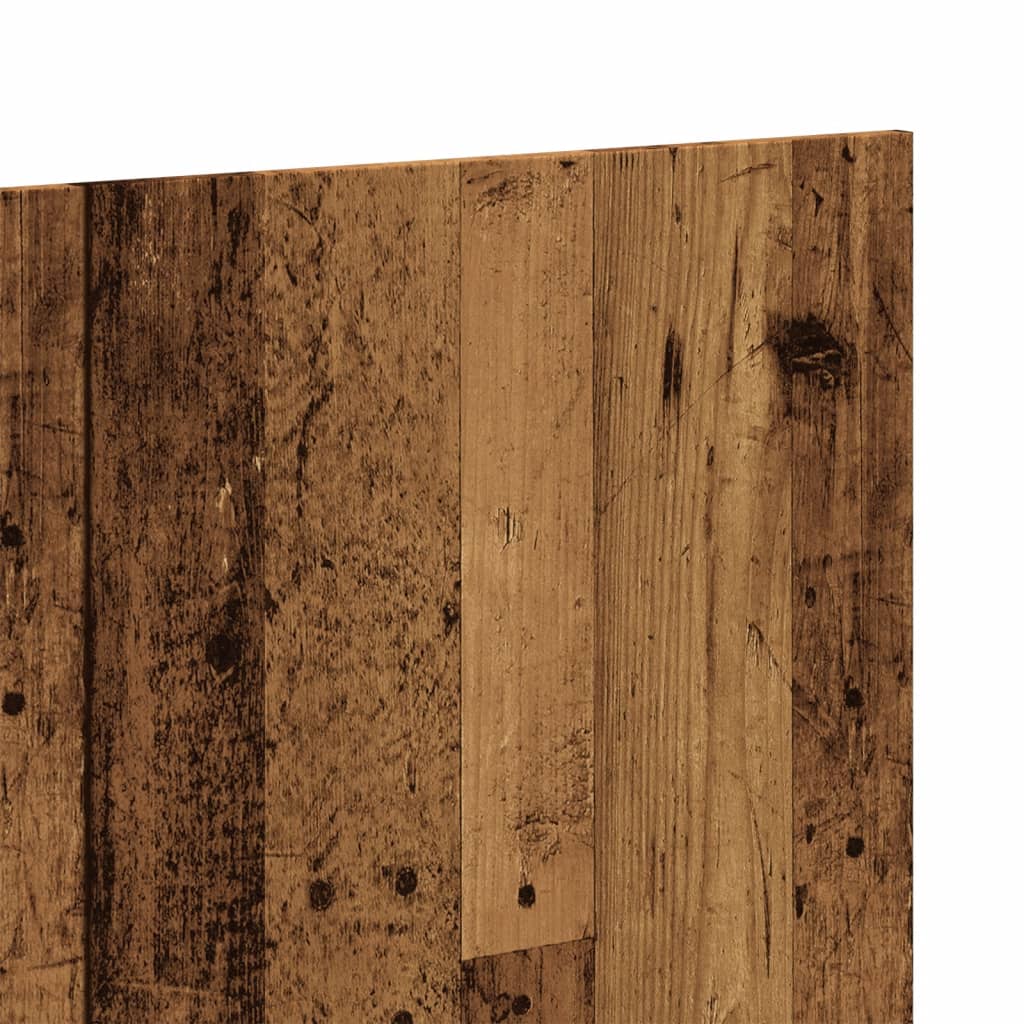 vidaXL κεφαλάρι κρεβατιού Παλιό ξύλο 200x1,5x80 cm Κατασκευασμένο ξύλο