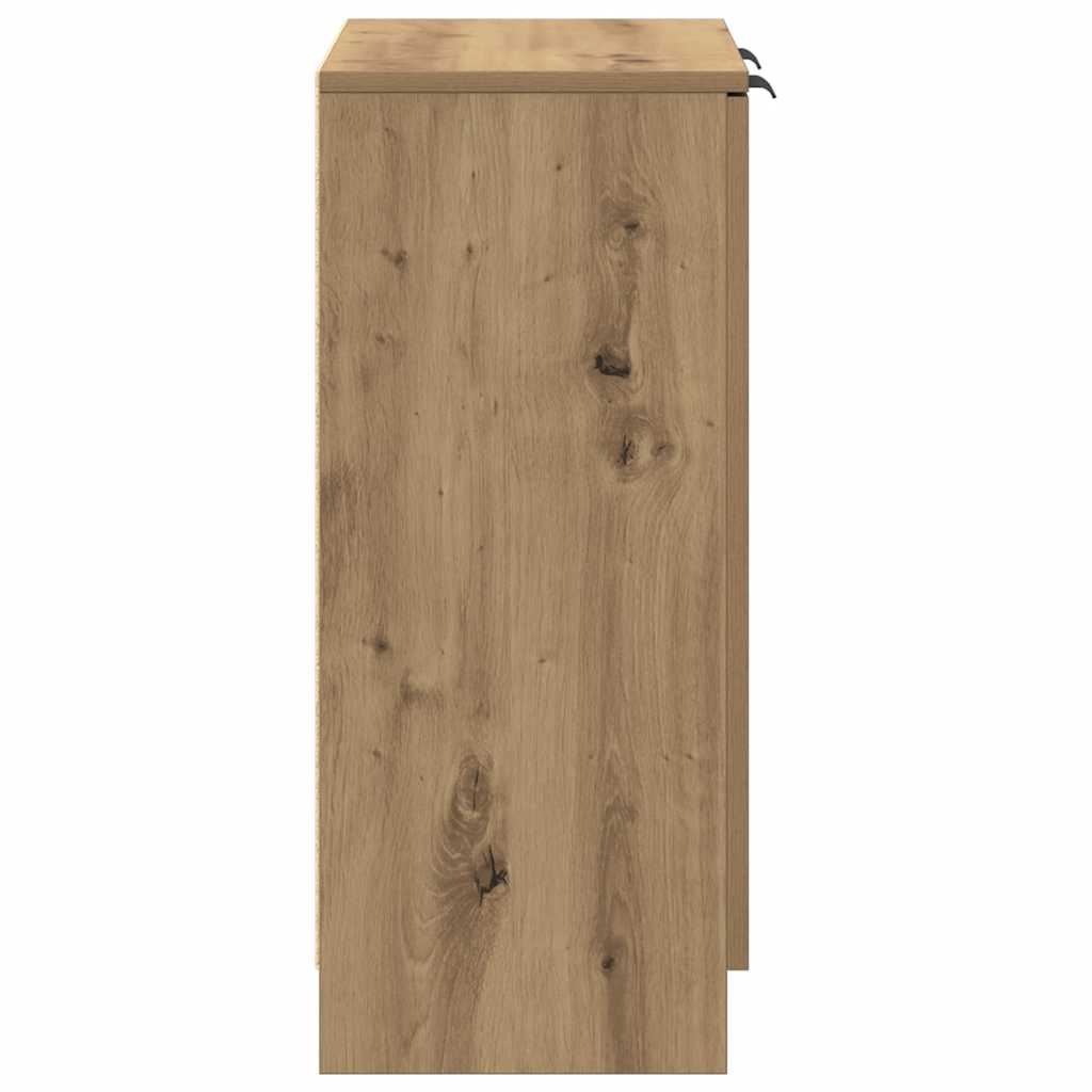 vidaXL Μπουφές Αρτισιανή Δρυς 60 x 30 x 70 εκ. από Επεξεργασμένο Ξύλο