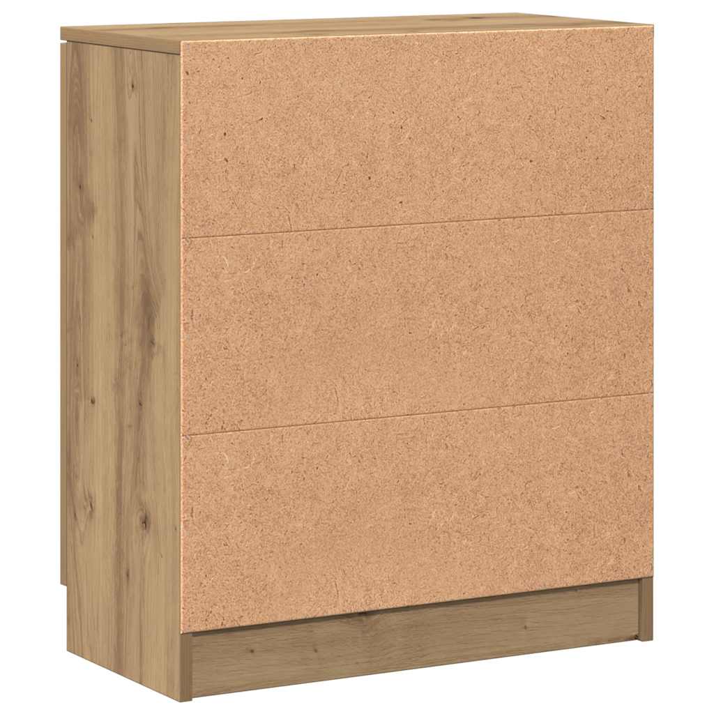 vidaXL Μπουφές Αρτισιανή Δρυς 60 x 30 x 70 εκ. από Επεξεργασμένο Ξύλο