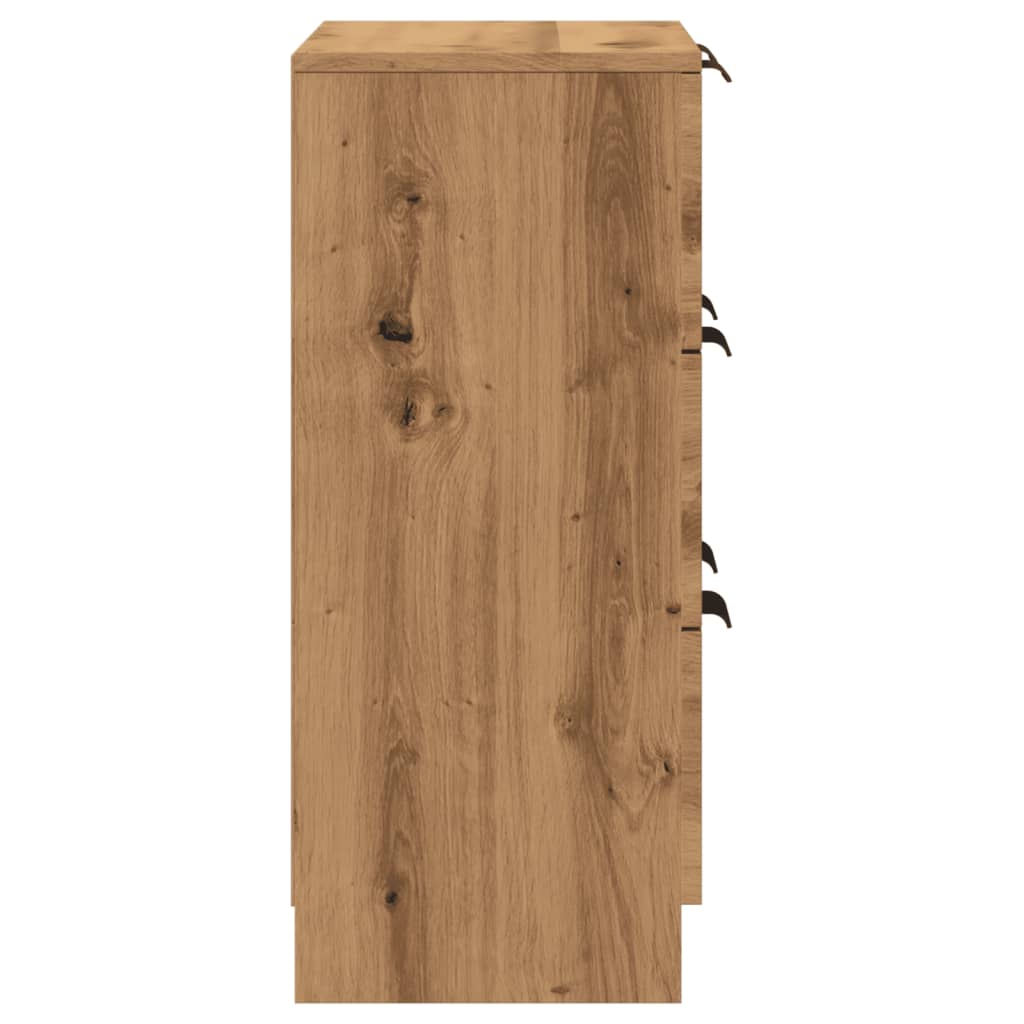 vidaXL Μπουφές Αρτισιανή Δρυς 60 x 30 x 70 εκ. από Επεξεργασμένο Ξύλο