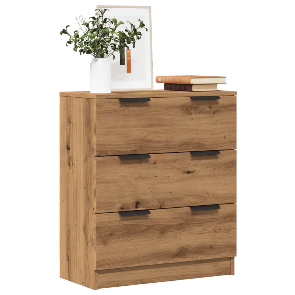 vidaXL Μπουφές Αρτισιανή Δρυς 60 x 30 x 70 εκ. από Επεξεργασμένο Ξύλο