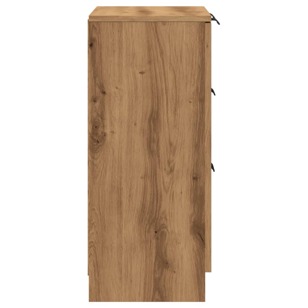 vidaXL Μπουφές Αρτισιανή Δρυς 60 x 30 x 70 εκ. από Επεξεργασμένο Ξύλο