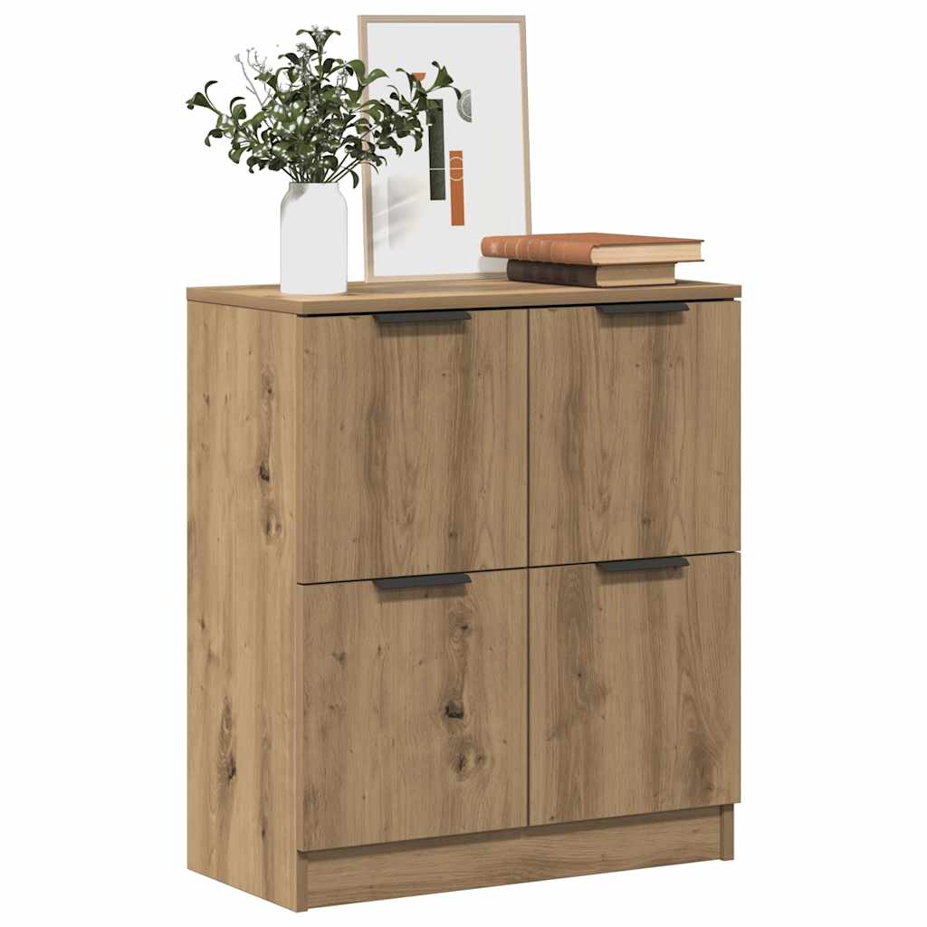 vidaXL Μπουφές Αρτισιανή Δρυς 60 x 30 x 70 εκ. από Επεξεργασμένο Ξύλο