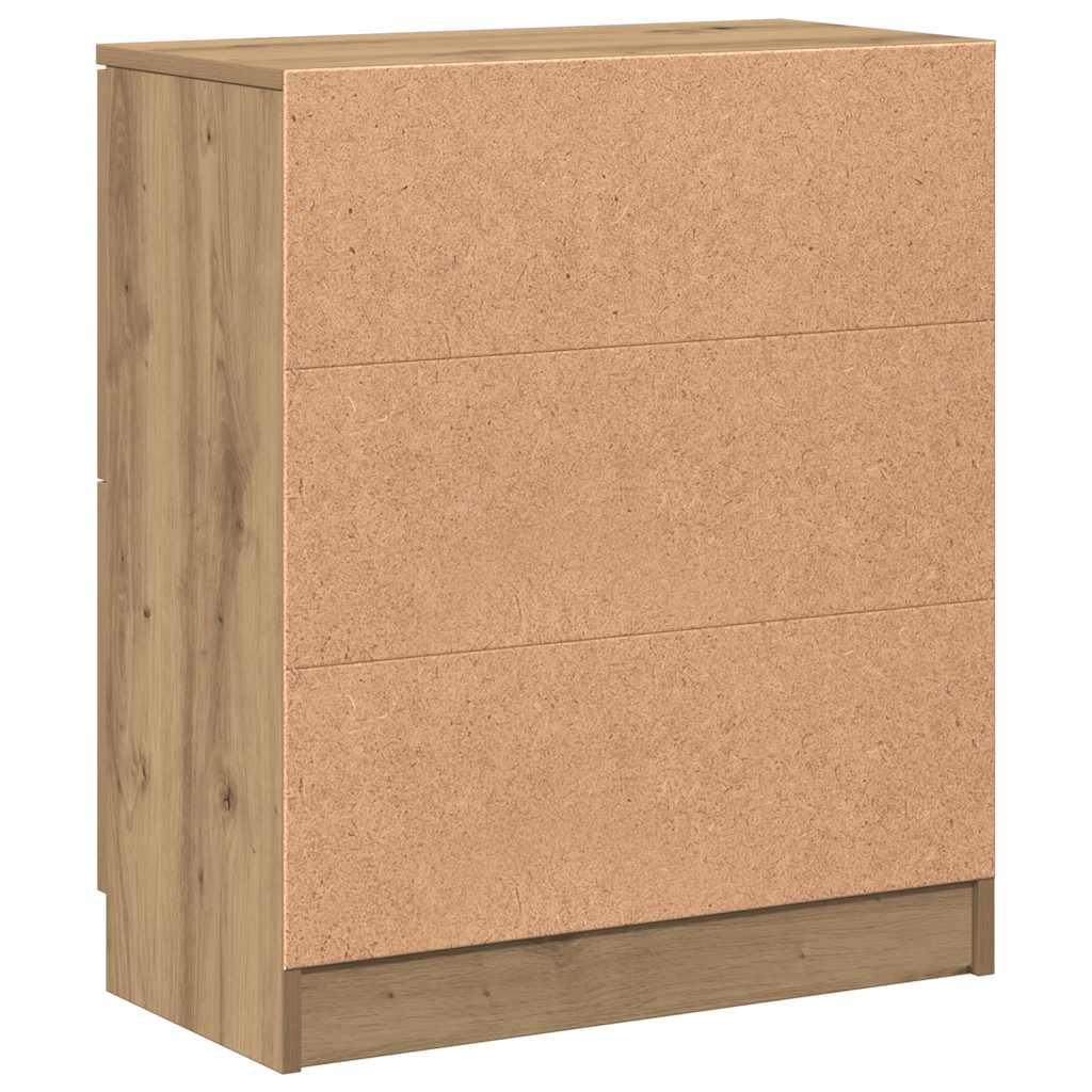 vidaXL Μπουφές Αρτισιανή Δρυς 60 x 30 x 70 εκ. από Επεξεργασμένο Ξύλο