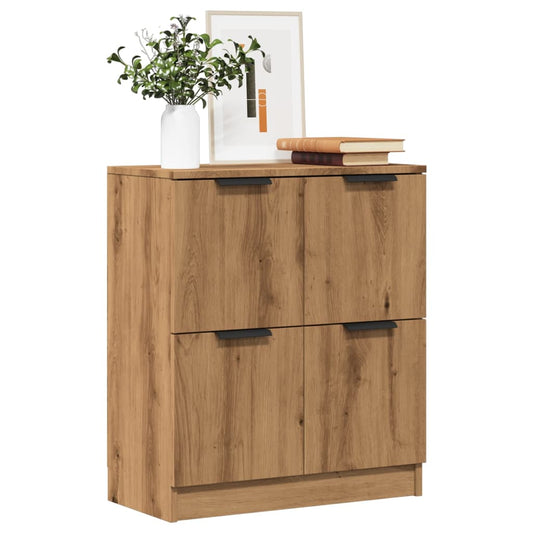 vidaXL Μπουφές Αρτισιανή Δρυς 60 x 30 x 70 εκ. από Επεξεργασμένο Ξύλο