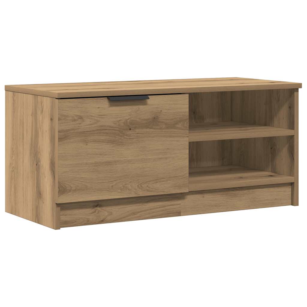 vidaXL Σετ ντουλάπι τηλεόρασης 2 τεμαχίων Artisan Oak 80x35x36,5 cm