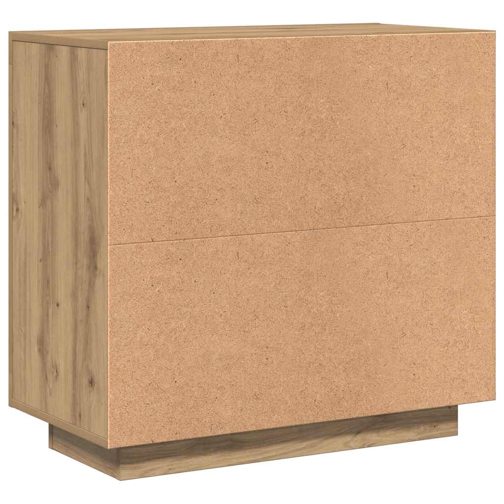 vidaXL Μπουφές Τεχνίτης Δρυς 80x40x75 εκ. από Επεξεργασμένο Ξύλο