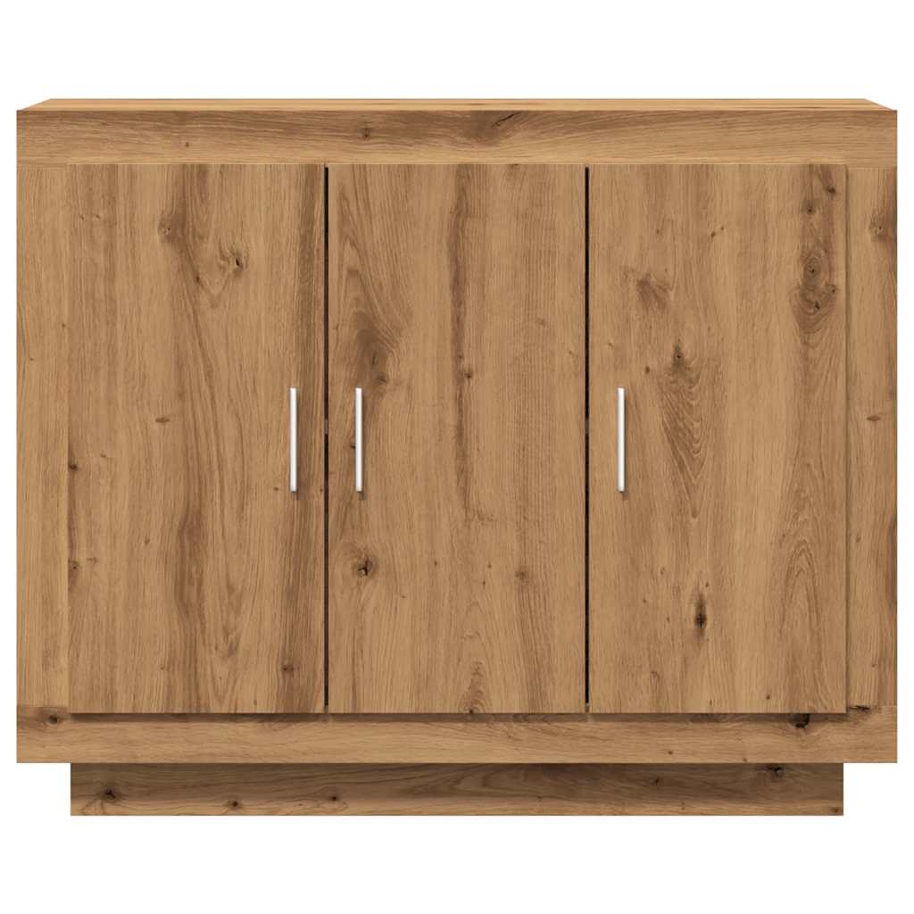 vidaXL Μπουφές Αρτισιανή Δρυς 92x35x75 εκ. από Επεξεργασμένο Ξύλο