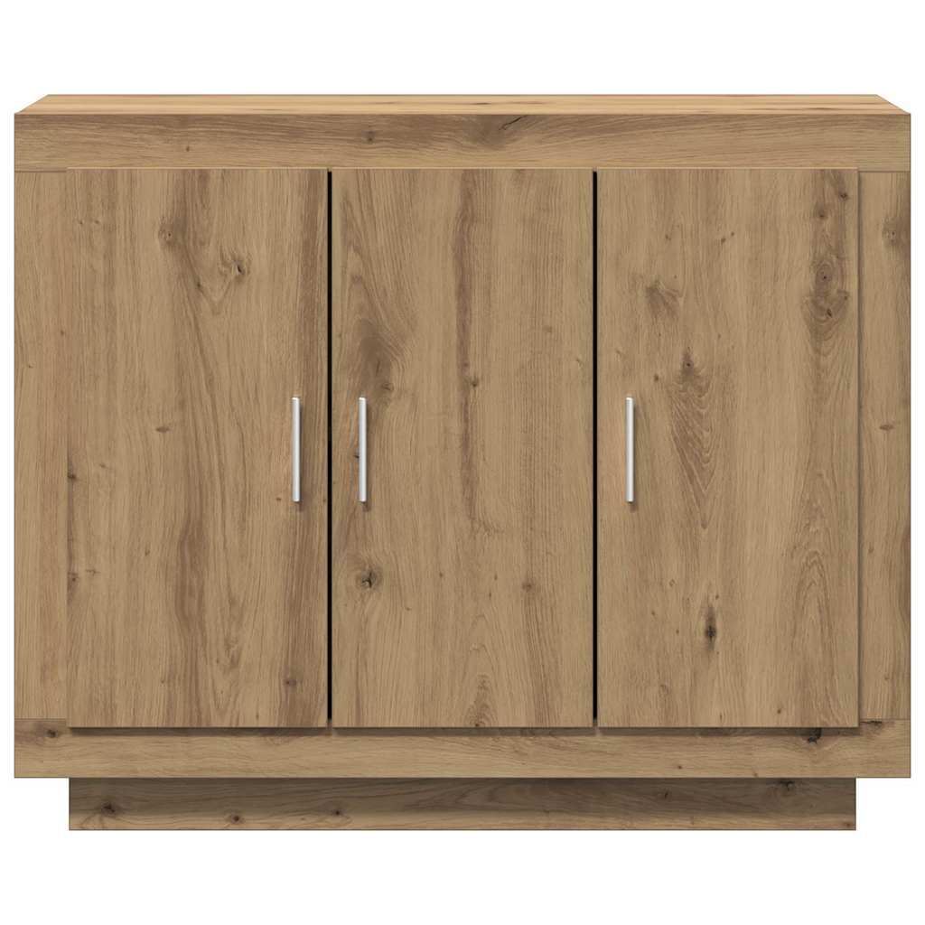 vidaXL Μπουφές Αρτισιανή Δρυς 92x35x75 εκ. από Επεξεργασμένο Ξύλο