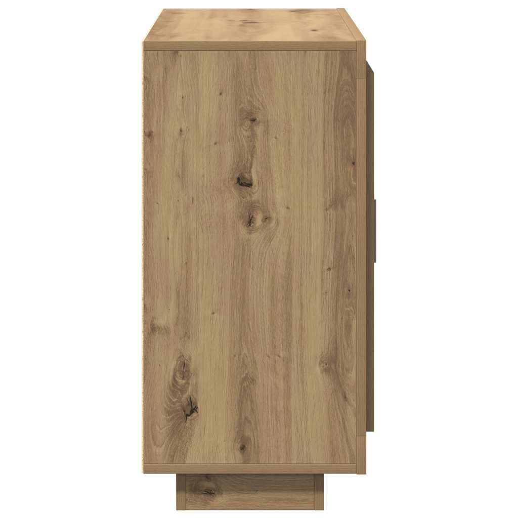 vidaXL Μπουφές Αρτισιανή Δρυς 92x35x75 εκ. από Επεξεργασμένο Ξύλο