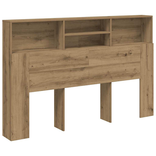 vidaXL Ντουλάπι κεφαλάρι Artisan Oak Κατασκευασμένο ξύλο
