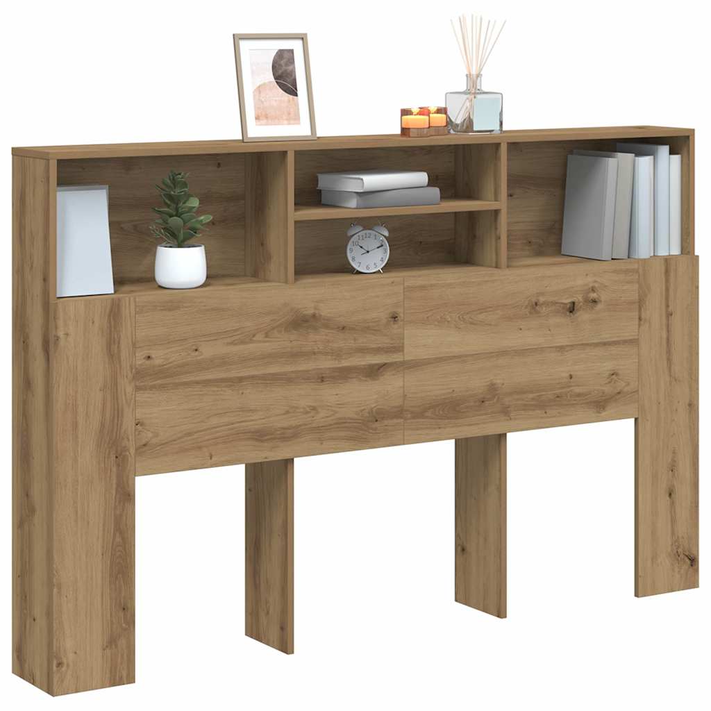 vidaXL Ντουλάπι κεφαλάρι Artisan Oak Κατασκευασμένο ξύλο