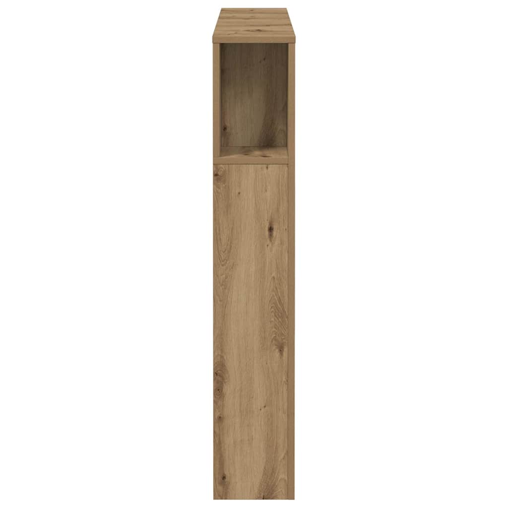 vidaXL Ντουλάπι κεφαλάρι Δρυς τεχνίτης 100x18,5x102,5 cm