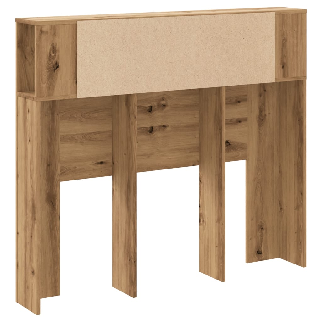 vidaXL Ντουλάπι κεφαλάρι Δρυς τεχνίτης 120x19x104,5 cm
