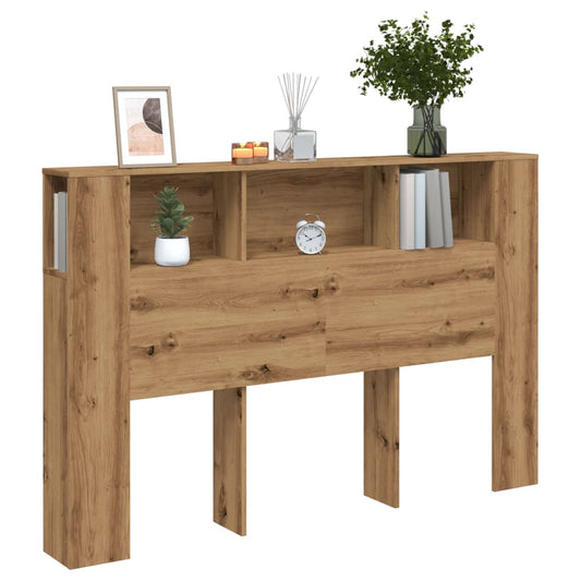 vidaXL Ντουλάπι κεφαλάρι Artisan Oak Κατασκευασμένο ξύλο