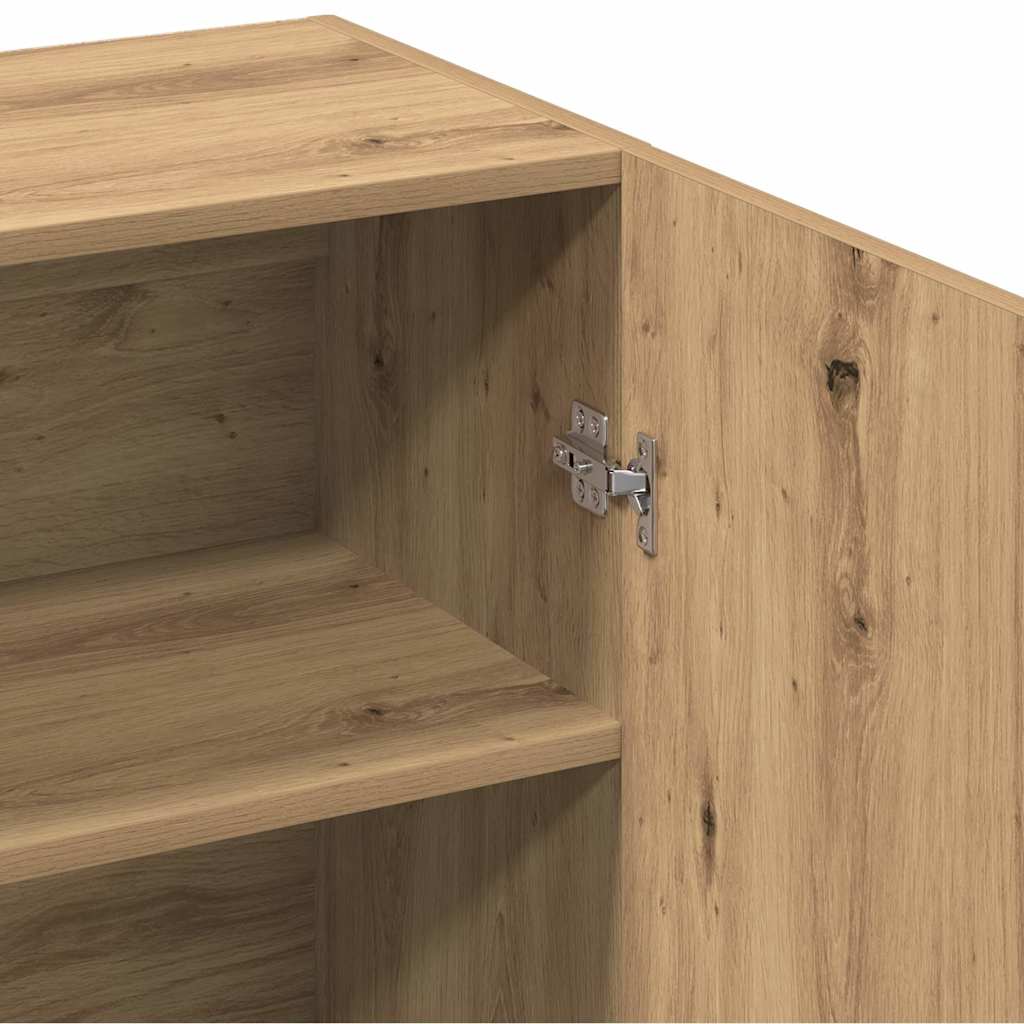 vidaXL Μπουφές Αρτισιανή Δρυς 70x34x90 εκ. από Επεξεργασμένο Ξύλο