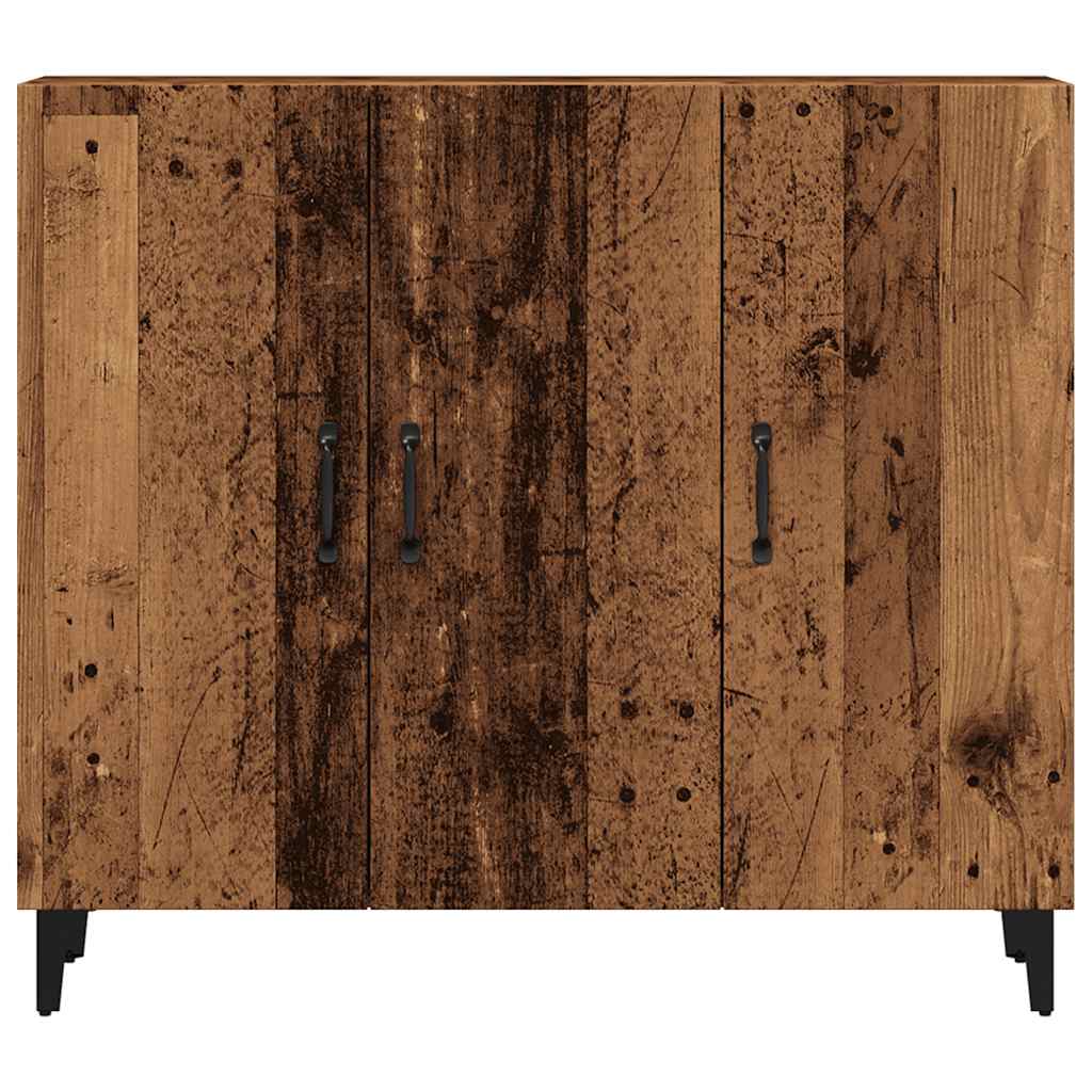 vidaXL Ντουλάπι Παλαιό Ξύλο 90 x 34 x 80 εκ. από Επεξεργασμένο Ξύλο