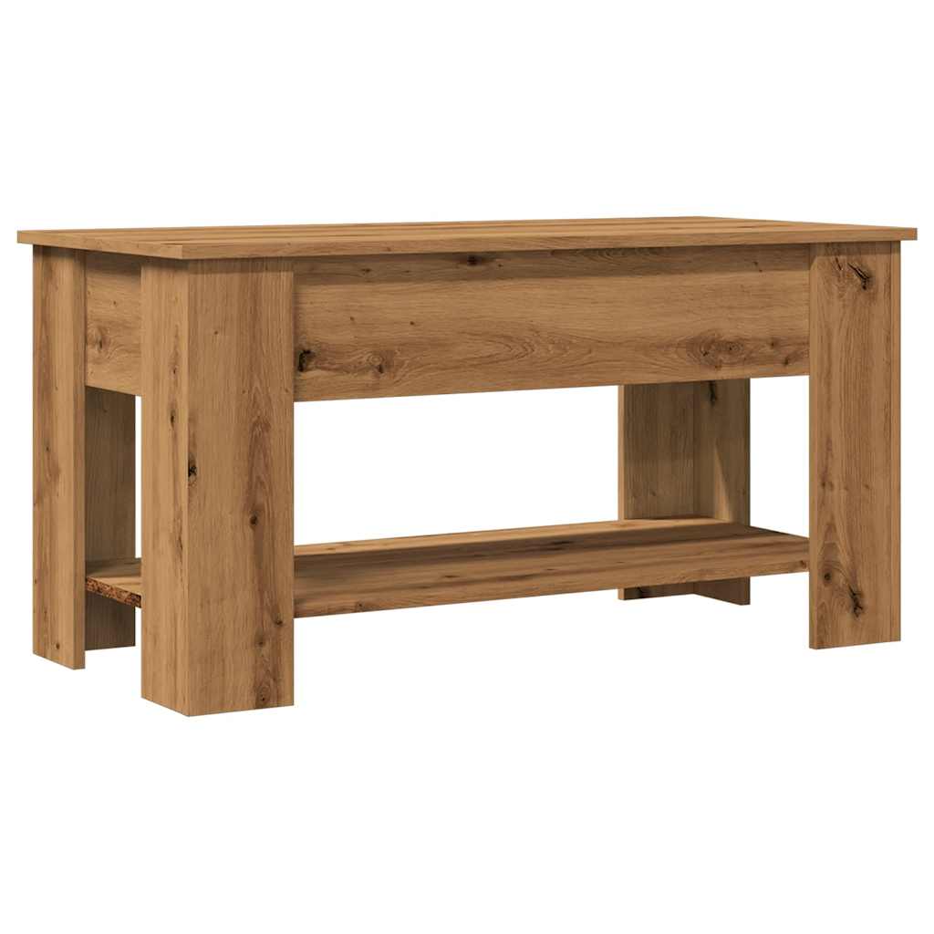 vidaXL Τραπεζάκι σαλονιού Artisan Oak 101x49x52 cm Κατασκευασμένο ξύλο