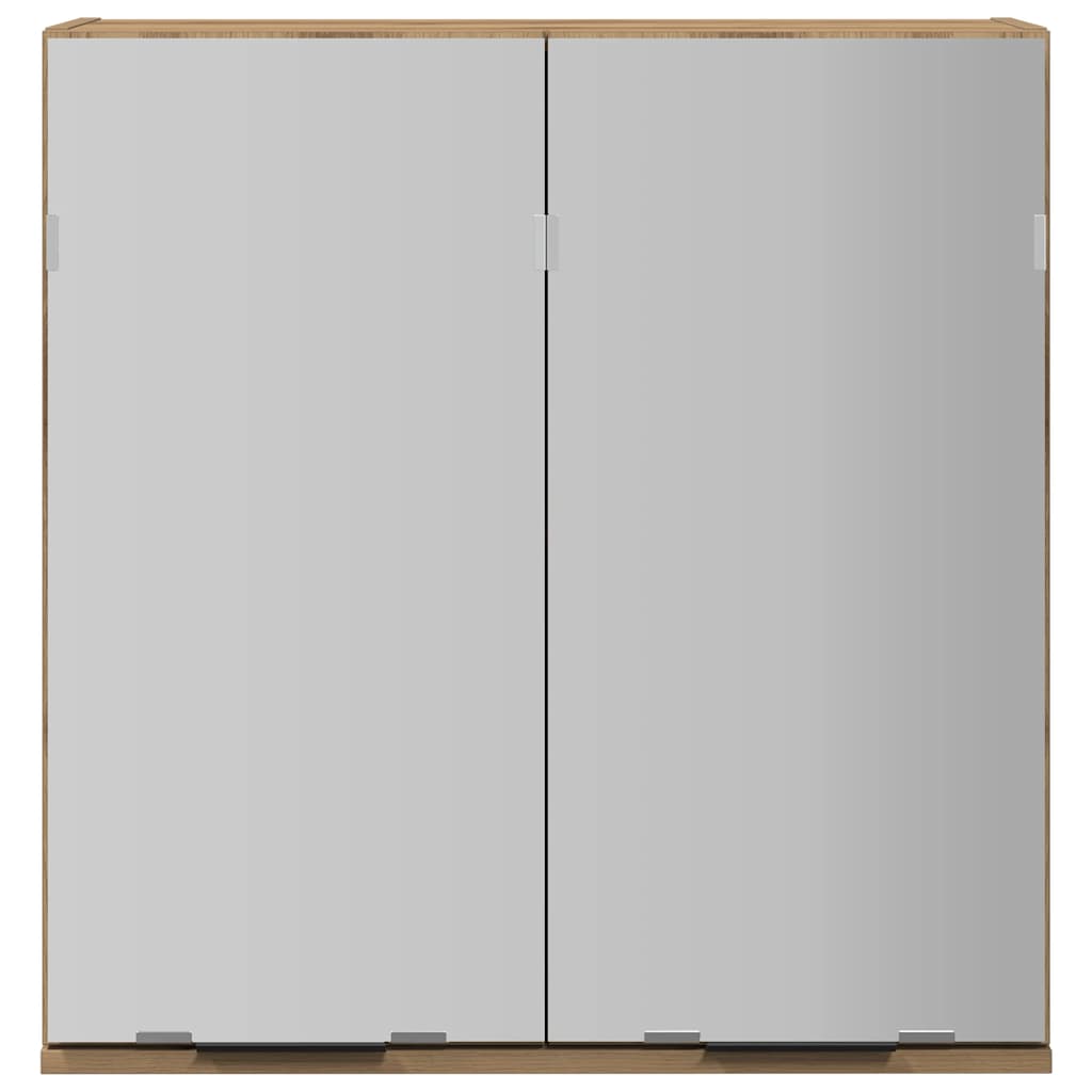 vidaXL Ντουλάπι Μπάνιου Τεχνίτης Δρυς 64x20x66,5 εκ Επεξεργασμένο Ξύλο