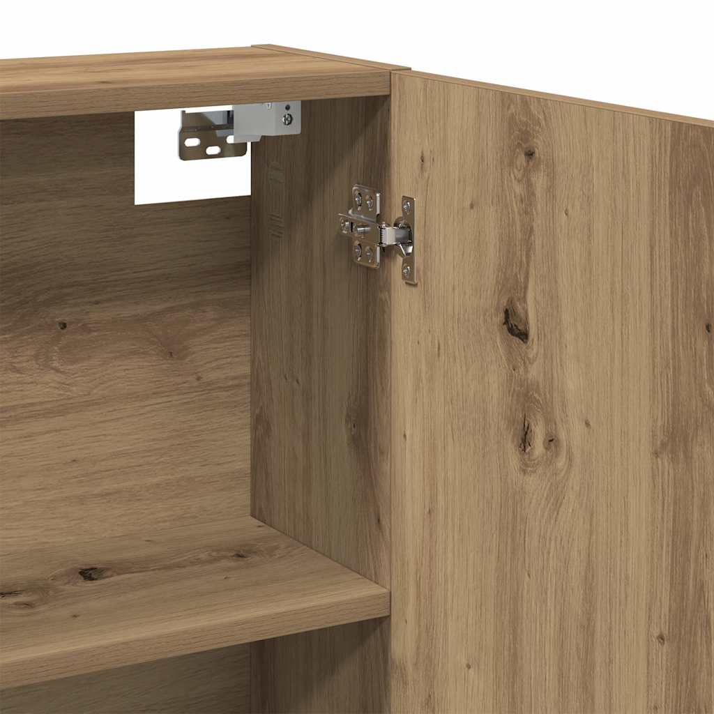 vidaXL Ντουλάπι Μπάνιου Τεχνίτης Δρυς 64x20x66,5 εκ Επεξεργασμένο Ξύλο