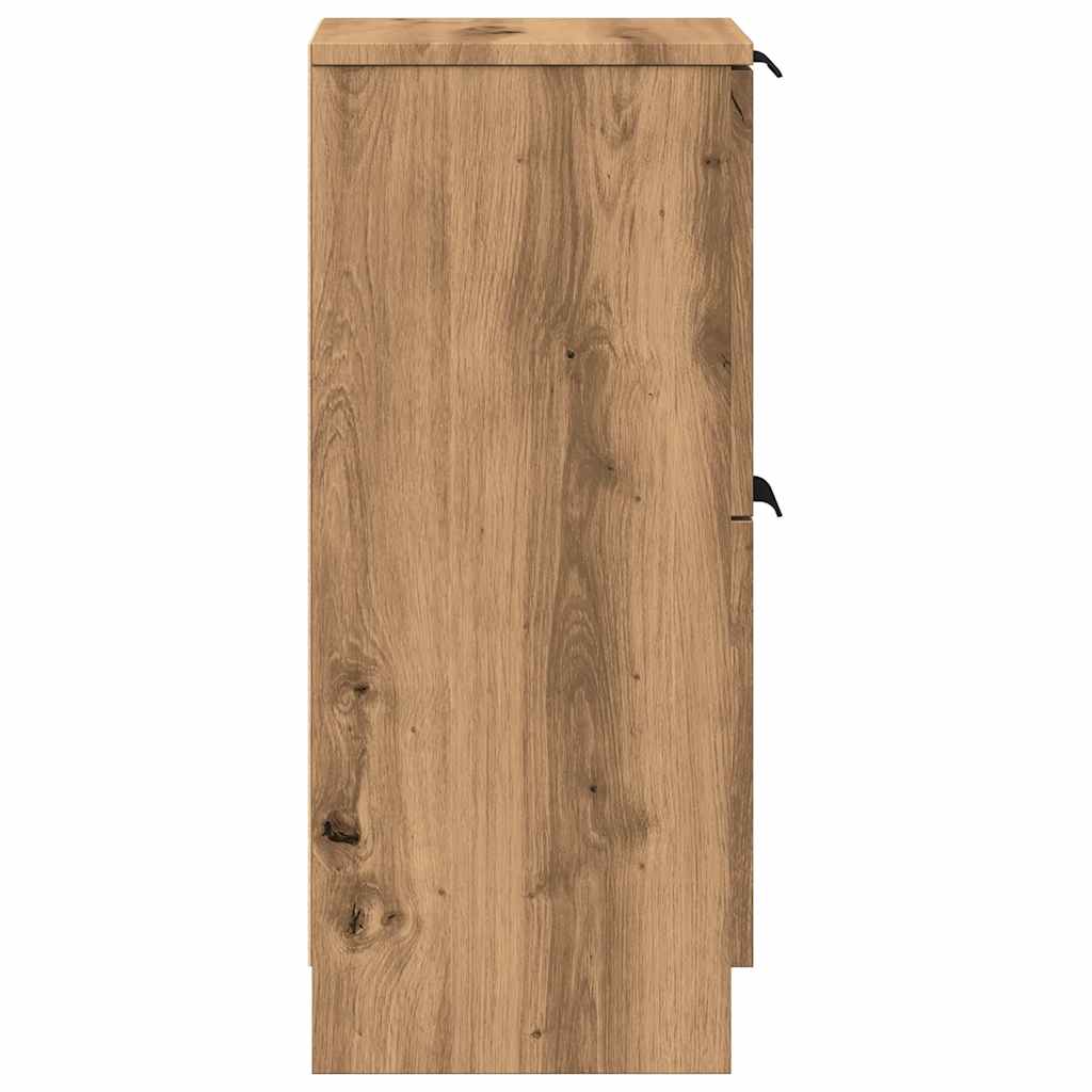 vidaXL Sideboards 2 τεμάχια Artisan Oak 30x30x70cm Κατασκευασμένο ξύλο