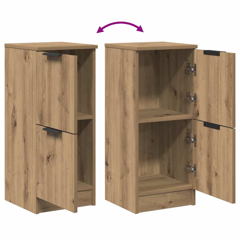 vidaXL Sideboards 2 τεμάχια Artisan Oak 30x30x70cm Κατασκευασμένο ξύλο