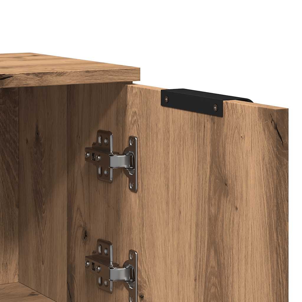 vidaXL Sideboards 2 τεμάχια Artisan Oak 30x30x70cm Κατασκευασμένο ξύλο