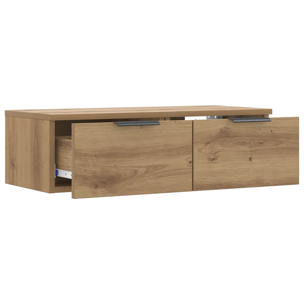 vidaXL Ντουλάπι Τοίχου Αρτισιανή Δρυς 68x30x20 εκ. Επεξεργασμένο Ξύλο