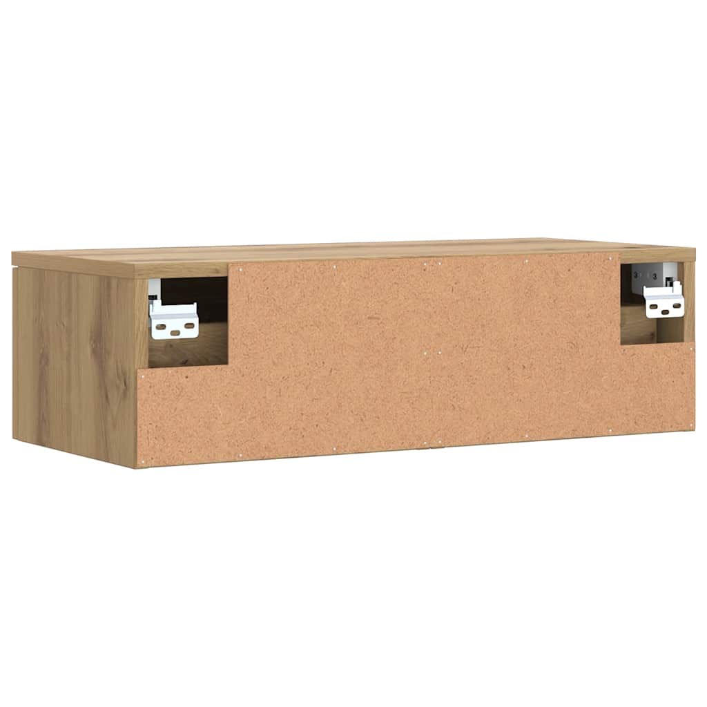 vidaXL Ντουλάπι Τοίχου Αρτισιανή Δρυς 68x30x20 εκ. Επεξεργασμένο Ξύλο
