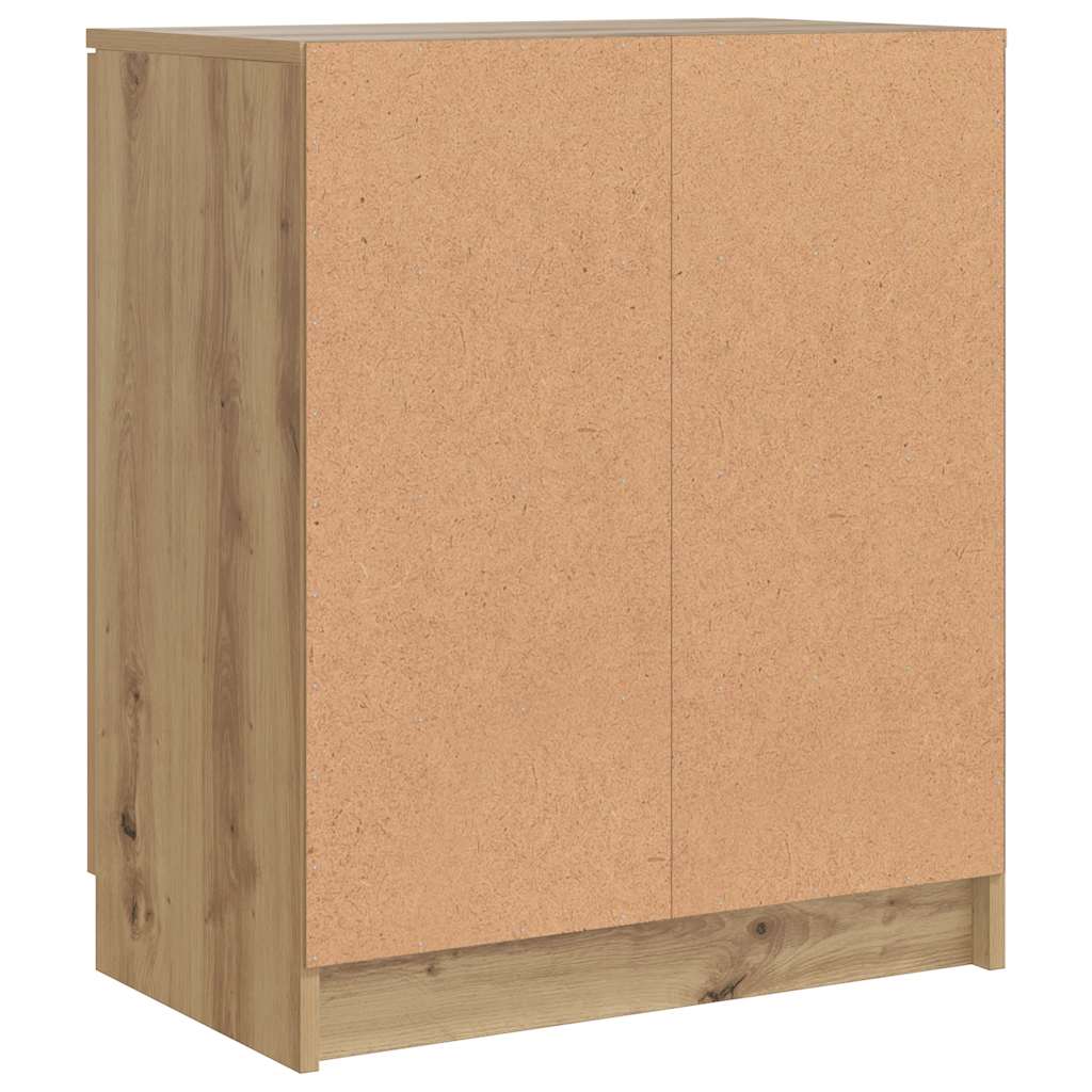 vidaXL Παπουτσοθήκη Αρτισιανή Δρυς 59x35x70 εκ. Επεξ. Ξύλο