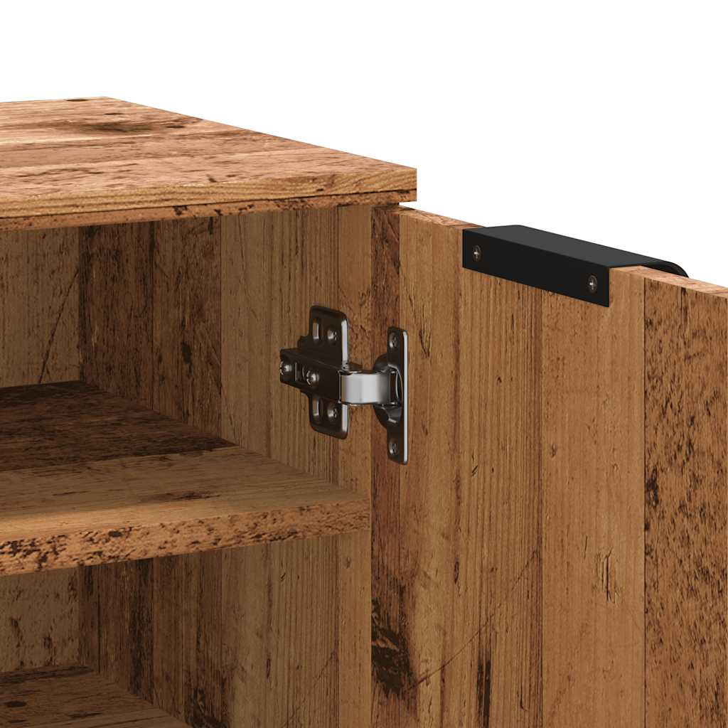 vidaXL Παπουτσοθήκη Όψη Παλαιού Ξύλου 59x35x100,5 εκ. Επεξ. Ξύλο