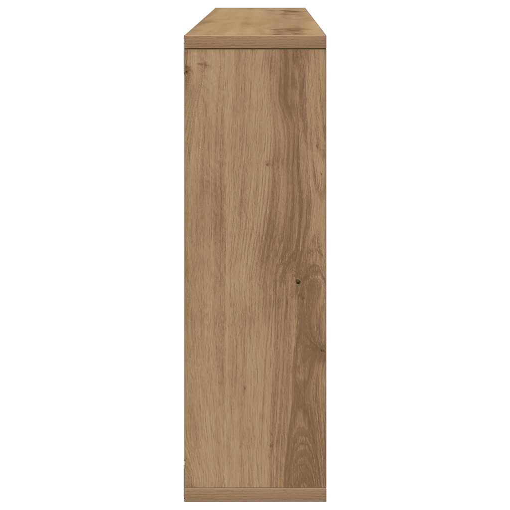 vidaXL Ράφι τοίχου Artisan Oak 85x16x52,5 cm Κατασκευασμένο ξύλο