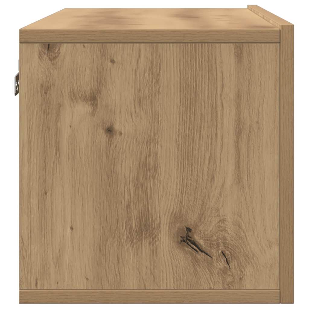 vidaXL Ντουλάπια Τοίχου Τηλεόρασης 2 Τεμ. Artisian Δρυς 100x30x30 εκ