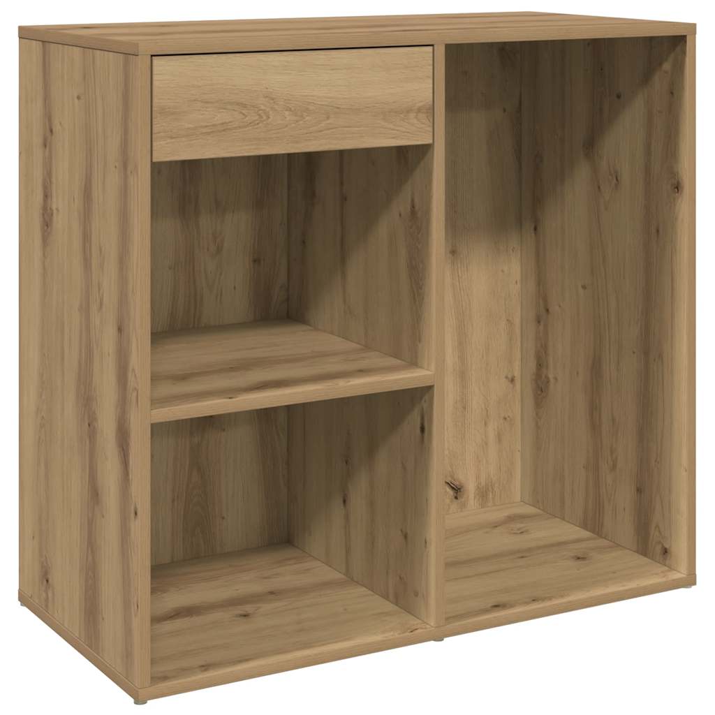 vidaXL Ντουλάπι καλλυντικών Artisan Oak 80x40x75cm Κατασκευασμένο ξύλο