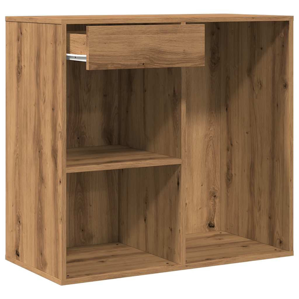 vidaXL Ντουλάπι καλλυντικών Artisan Oak 80x40x75cm Κατασκευασμένο ξύλο