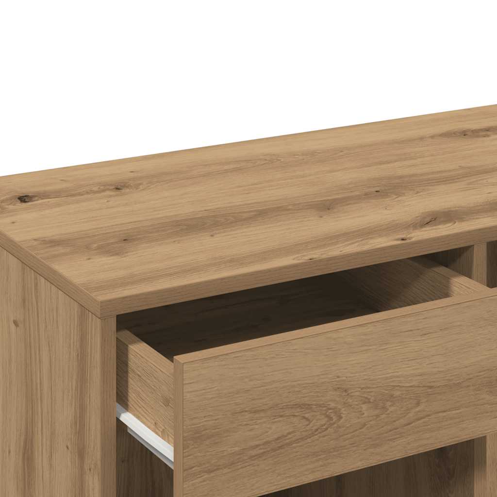 vidaXL Ντουλάπι καλλυντικών Artisan Oak 80x40x75cm Κατασκευασμένο ξύλο