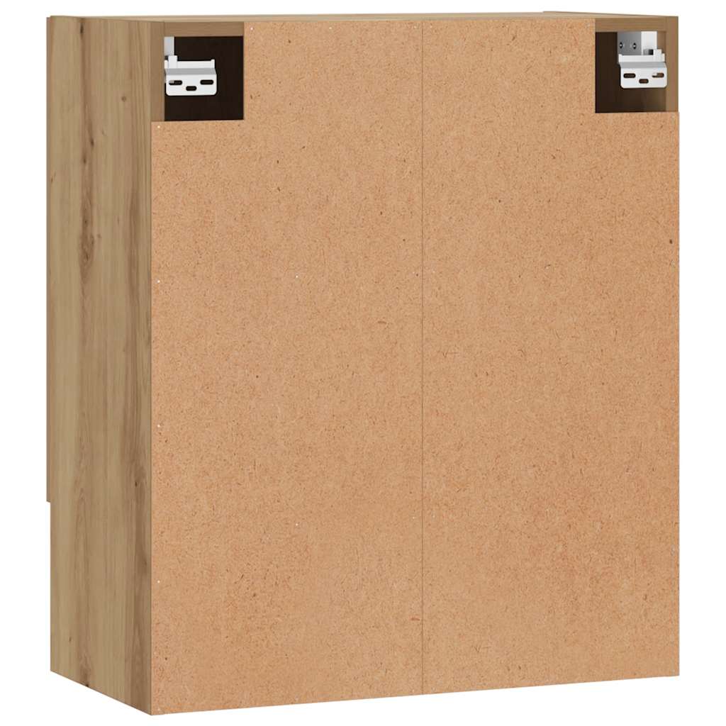 vidaXL Ντουλάπι Τοίχου τεχνίτης Δρυς 60x31x70 εκ. Επεξεργασμένο Ξύλο