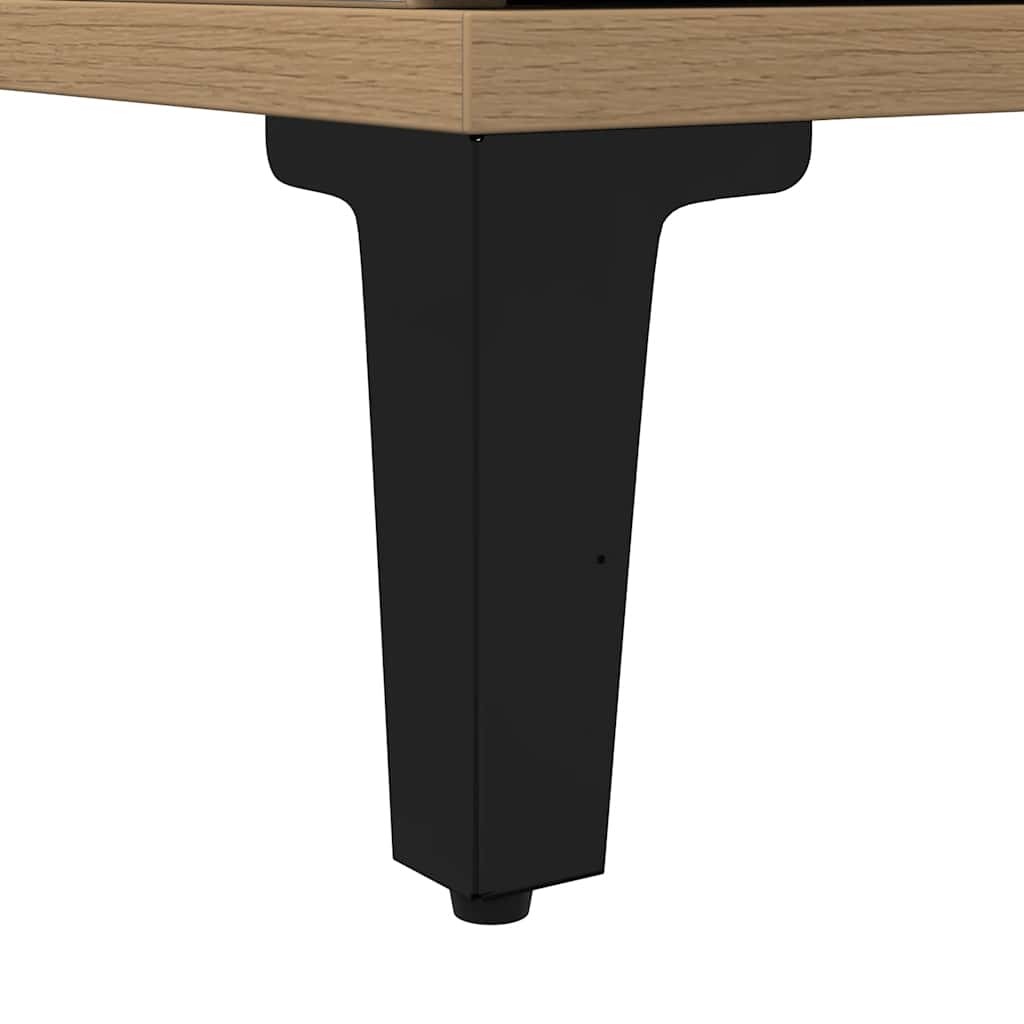 vidaXL Ντουλάπι μπάνιου Δρυς τεχνίτης 30x30x190 cm Κατασκευασμένο ξύλο