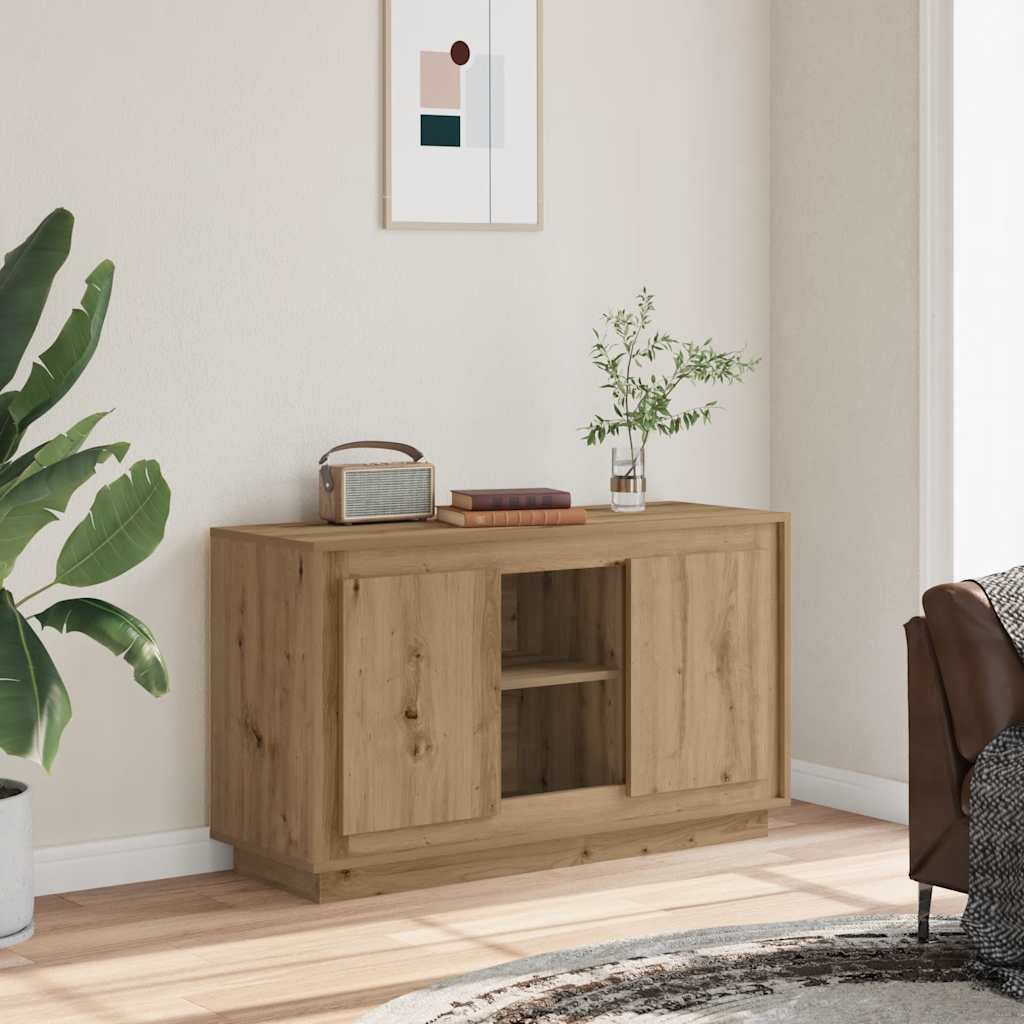 vidaXL Μπουφές Αρτισιανή Δρυς 102x35x60 εκ. από Επεξεργασμένο Ξύλο