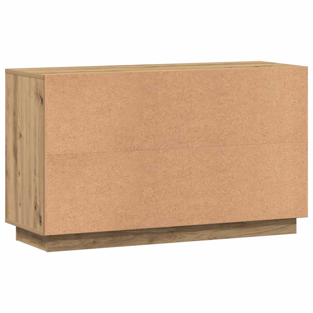 vidaXL Μπουφές Αρτισιανή Δρυς 102x35x55 εκ. από Επεξεργασμένο Ξύλο
